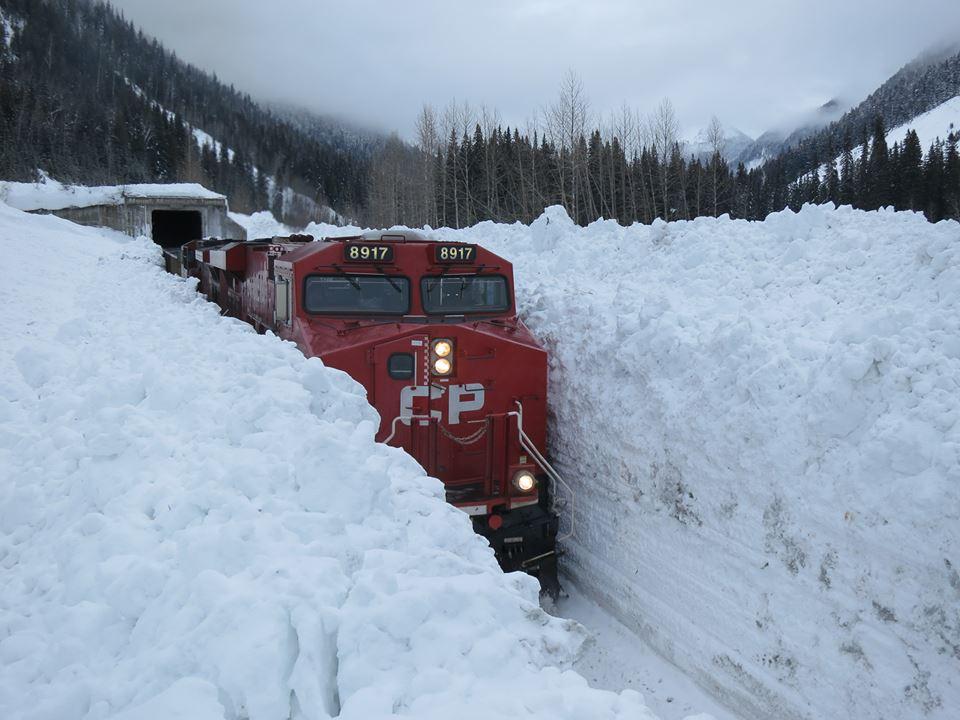 Trem na neve é possível?
